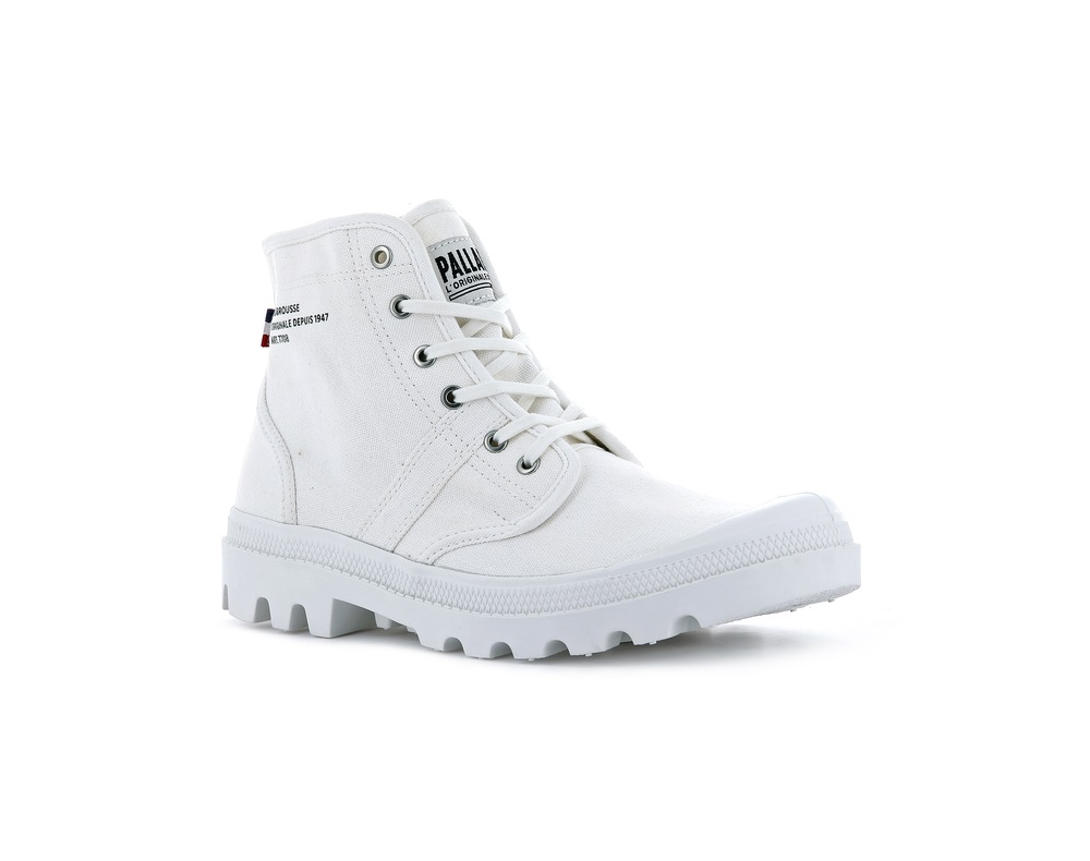 Botas Palladium PALLABROUSSE LEGION Hombre Blancas | Costa Rica-95647